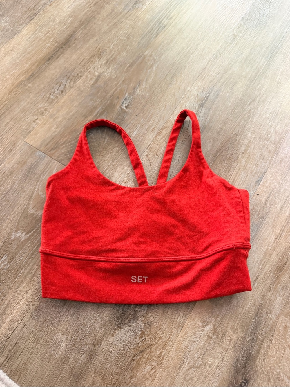 SET Active Red Sports Bra